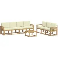 vidaXL Ensemble de canapés d'extérieur , 7 pièces