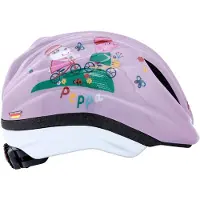 Bike Fashion CASQUE DE VELO POUR ENFANTS "Peppa Pig" Système de fermeture à clip avec coussinet pour le menton