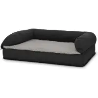 Sleezzze 80 x 55 x 23 cm Lit orthopédique pour chien avec dossier taille M