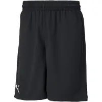Puma Short d'entraînement de basket-ball pour homme, noir, taille XXS