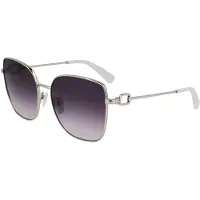 Longchamp Lo177s N Woman Sunglasses Argenté Silver 3/CAT3 Femme