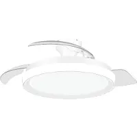 Philips Bliss Ceiling Fan Argenté One Size / EU Plug 220V