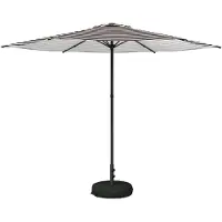 Syfax Parasol de jardin 300 x 300 cm Polyester Rectangulaire
