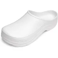 Ladeheid Sabots de jardin pour homme - Chaussures de jardin ultra-légères en EVA LA-CA-ComoMan (blanc, 41)