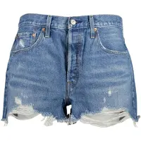 Levi's Jean '501 Original Short' bleu denim