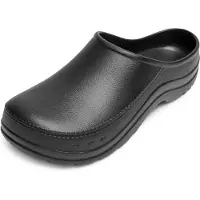 Ladeheid Sabots de jardin pour femmes - Chaussures de jardin ultralégères en EVA LA-CA-ComoWoman (noir, 41)