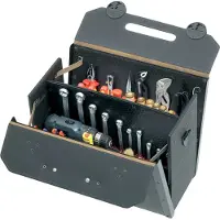 Parat Sacoche à outils L510xP230xH400mm 33l cuir vachette