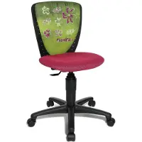 Topstar Chaise Enfant High S`Cool Noir-Rose / Flowers de Top Star