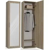 Top E Shop Armoire Duo Miroir Chêne Sonoma
