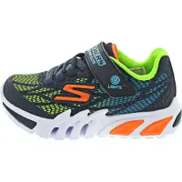 SKECHERS Baskets 'Flex-Glow Elite - Vorlo' turquoise / bleu nuit / vert clair / orange