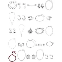 Purelei Parure de bijoux '2025' argent
