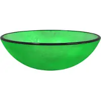 Syfax Lavabo Verre trempé 42x14 cm vert