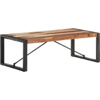 vidaXL Table basse pratique 120x60x40 cm bois massif - Tables basses ,meubles design 3174330 1parcel