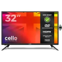Cello C3220F, 81.3 cm (32"), 1366 x 768 px, HD, LED, DVB-T, DVB-T2, Noir