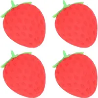 Gistuch 12 pièces de jouets anti-stress à la fraise, boule de pâte à squeeze, jouet Fidget pour le soulagement