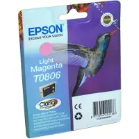 Epson T080 (C13T08064010) - Magenta clair - Cartouche d'encre
