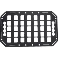Gistuch Plateau de chargement pour camion, panneau Molle, 38,1 x 23,9 x 0,2 cm, aluminium, à utiliser avec des outils à rail en L, rangement de chargement pour voitures, SUV, pick-ups, Va
