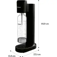 Sodapop Cooper Pro, Gazéificateur d’eau, Noir