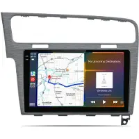 AWESAFE Autoradio Android pour VW Golf VII MK7 2013, écran 10,36 pouces 2K QLED 2000x1200, processeur 8 curs, 6+128 Go, CarPlay sans fil, GPS, pré-équipement pour caméra de recul
