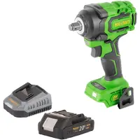 Procraft PWA18bb Clé à choc sans fil 20 V 550 Nm 1/2" Brushless + 1x batterie 2,0 Ah + chargeur