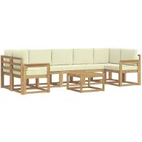 vidaXL Ensemble de canapés d'extérieur 6 pièces