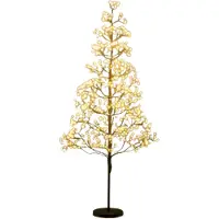 Coast Light Tree Arbre artificiel avec lumières - 120 cm - 800 LED blanc chaud - Noir