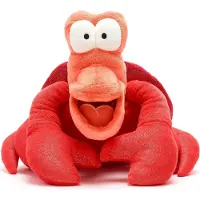 Disney Peluche officielle Store Sébastien (taille moyenne) - La Petite Sirène - 27 cm
