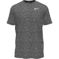 Nike Heather Short Sleeve T-shirt Gris M Homme