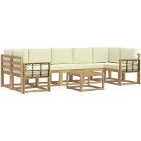vidaXL Ensemble de canapés d'extérieur 6 pièces