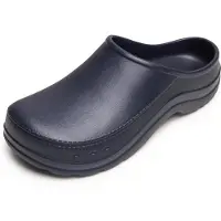 Ladeheid Sabots de jardin pour femmes - Chaussures de jardin ultra-légères en EVA LA-CA-ComoWoman (bleu marine, taille 40)