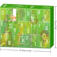 Gistuch Calendrier de l'Avent de Noël, figurines d'animaux réalistes, jouets, figurine compte à rebours de 24 jours pour enfants, garçons et filles