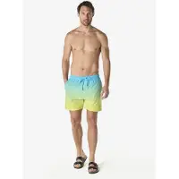 KOROSHI Shorts de bain aqua / jaune