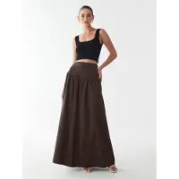 St MRLO Jupe 'Gracie' chocolat