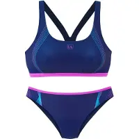 LASCANA Bikini marine / azur / fuchsia