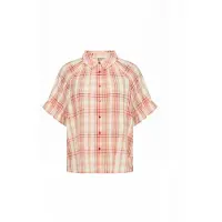 Soyaconcept Chemisier 'Farus' abricot / rouge / blanc