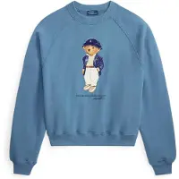 Ralph Lauren Sweat-shirt 'ISLAND FLC' bleu / bleu marine / moka / blanc