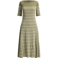 Ralph Lauren Robes en maille olive / blanc