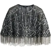 Next Cape gris argenté / noir