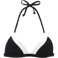 LASCANA Hauts de bikini noir / blanc