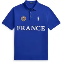 Ralph Lauren pour homme. 710B20852001 Polo de France Classic Fit bleu (L), Casuel, Coton, Manche courte