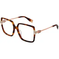 Furla Lunettes de vue - - VFU872V - Acétate - Avana scura lucida (marron) - 55/15/140