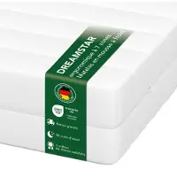 TB Furniture GmbH Matelas ergonomique 7 zones en mousse froide | 120 x 200 cm | 13cm | H3 & H4 | DREAMSTAR Easy Flex