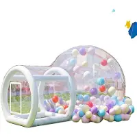 OEM Maison gonflable en forme de bulle, modèle portable, idéale pour les événements, 2,5 m avec soufflerie