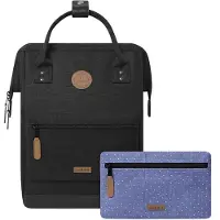 Cabaia sac à dos de loisirs sac à dos pour ordinateur portable Adventurer Essentials Backpack 18L Berlin noir