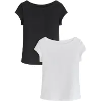 Next T-shirt noir / blanc