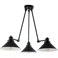 Lyora Plafonnier 3 lumières Techno
