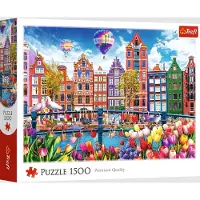 Trefl PUZZLE 1500 Amsterdam coloré 26221