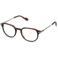 Sting Lunettes de vue - - VST598 - Acétate - Noir (Top nero+avana) - Ronde