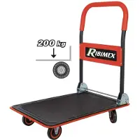 Ribimex Chariot de transport pliable charge 200kg - - PRCDT150 -