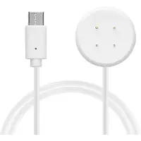 Kwmobile Câble de charge USB C compatible avec Google Pixel Watch 3 / Pixel Watch 2 / Fitbit Versa 4 3 2 / Ace LTE - Câble Chargeur - Smart Watch Type C